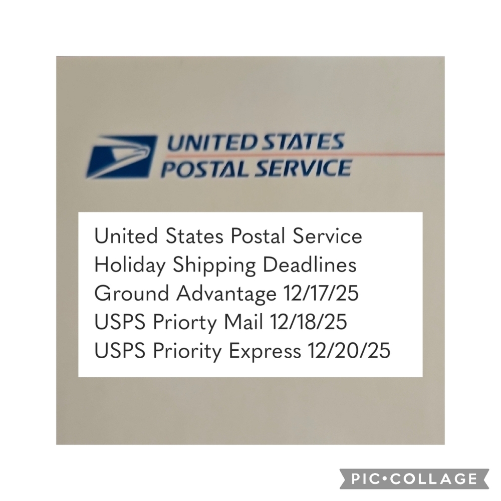 USPS Postal Service Holiday Shipping Deadlines